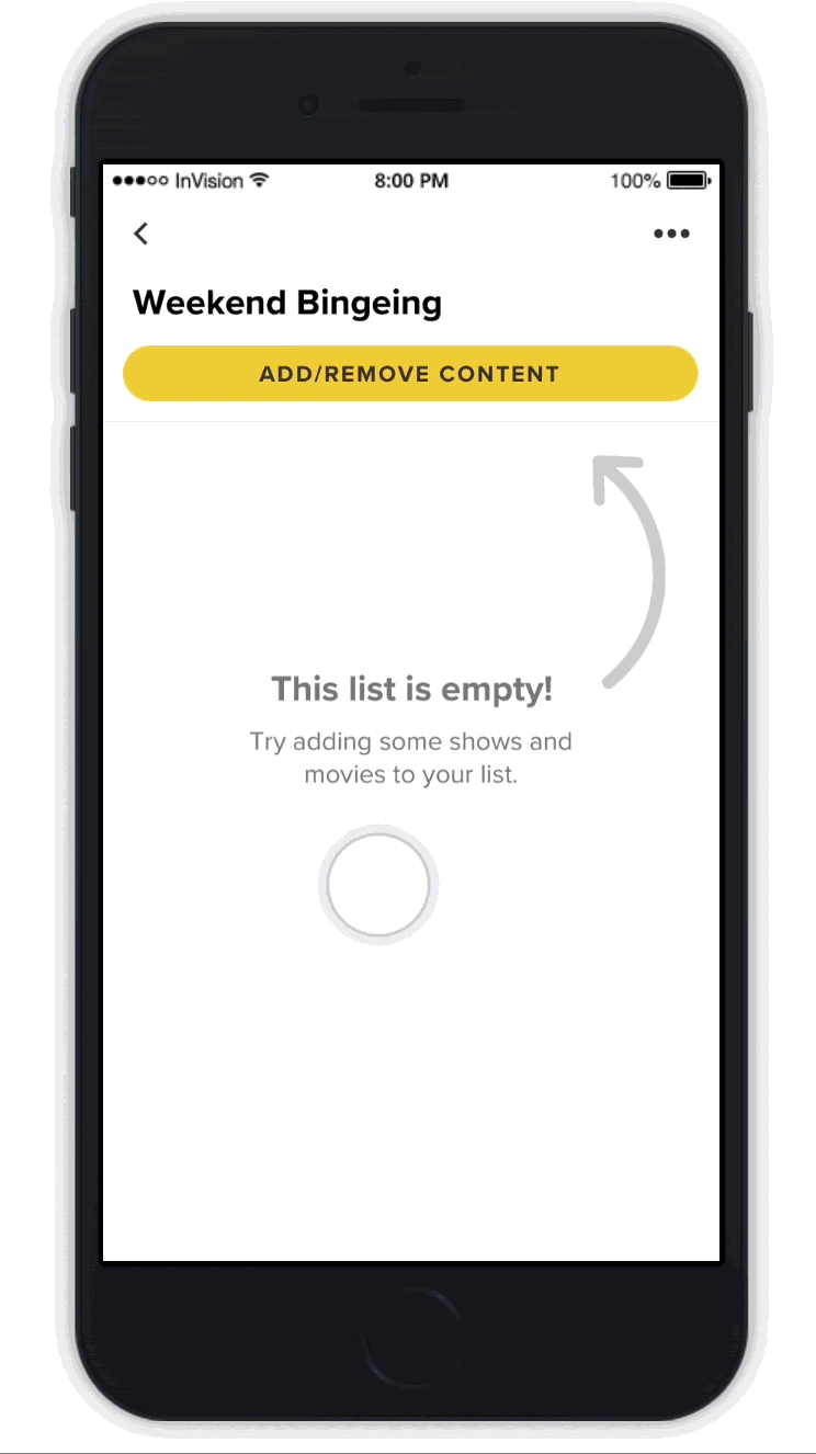 Animated walkthrough of the improved flow for editing list contents