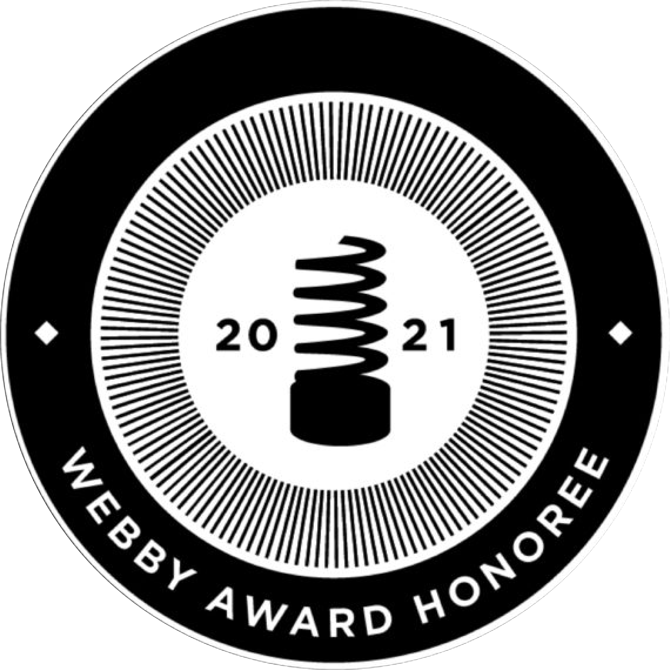 Webby Honoree badge