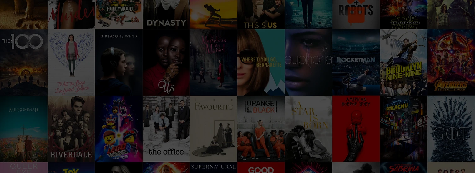 TV Time brand lockup with shows and movies imagery