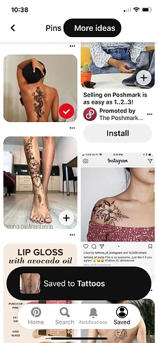 Pinterest walkthrough completing the core habit loop