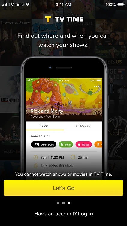 Welcome screen showing the swipe interaction users missed